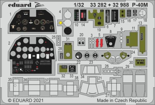 Przejdź do produktu EDUARD 33282 - 1:32 P-40M