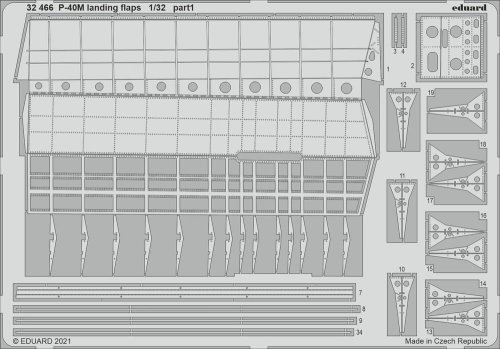 Przejdź do produktu EDUARD 32466 - 1:32 P-40M landing flaps