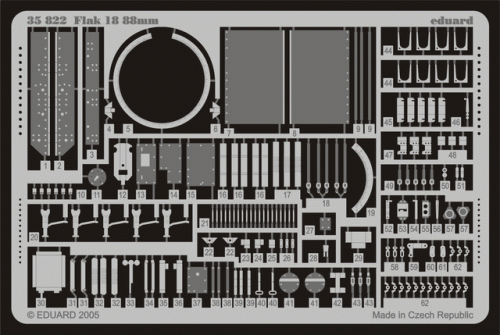Przejdź do produktu EDUARD 35822 - 1:35 Flak 18 88mm