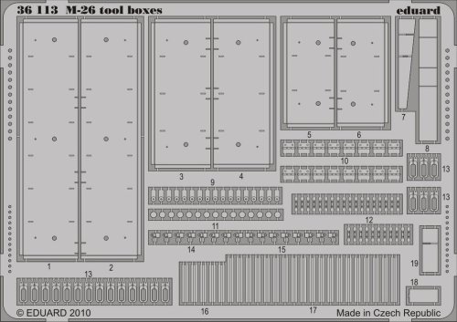 Przejdź do produktu EDUARD 36113 - 1:35 M-26 tool boxes