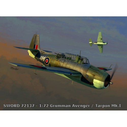 Przejdź do produktu SWORD 72137 - 1:72 Grumman Avenger / Tarpon Mk.I