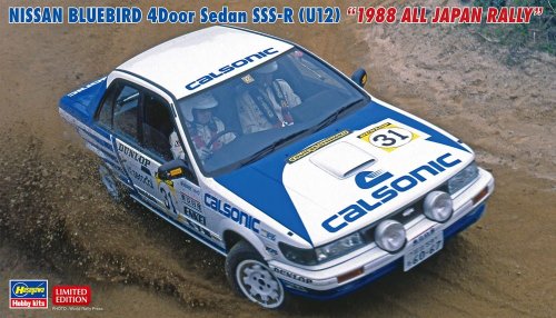 Przejdź do produktu HASEGAWA 20470 - 1:24 Nissan Bluebird 4Door Sedan SSS-R (U12) 1988 All Japan Rally