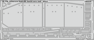 Eduard 36136 - 1:35 Schürzen StuG.III Ausf.G new tool