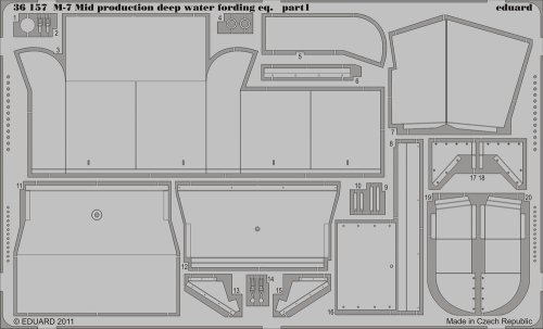 Przejdź do produktu EDUARD 36157 - 1:35 M-7 Mid production deep water fording eq.