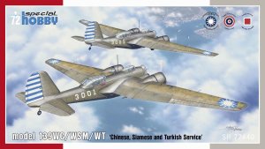 SPECIAL HOBBY 72440 - 1:72 Model 139WC/WSM/WT - Chinese, Siamese and Turkish Service