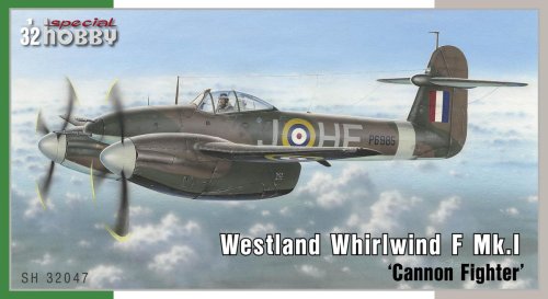 Przejdź do produktu SPECIAL HOBBY 32047 - 1:32 Westland Whirlwind Mk.I Cannon Fighter