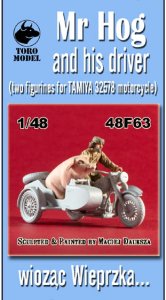 TORO MODEL 48F63 - 1:48 Mr Hog and his driver - Wioząc wieprzka