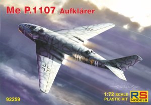 RS MODELS 92259 - 1:72 Messerschmitt Me P.1107 Aufklärer