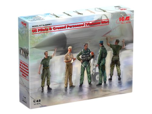 Przejdź do produktu ICM 48087 - 1:48 US Pilots & Ground Personnel (Vietnam War)