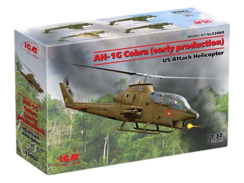 Przejdź do produktu ICM 32060 - 1:32 AH-1G Cobra (early production) US Attack Helicopter