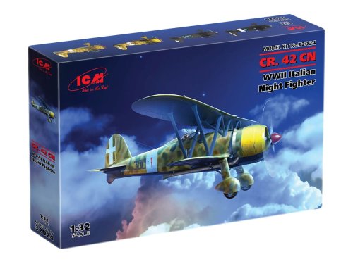 Przejdź do produktu ICM 32024 - 1:32 Fiat CR.42CN WWII Italian Night Fighter