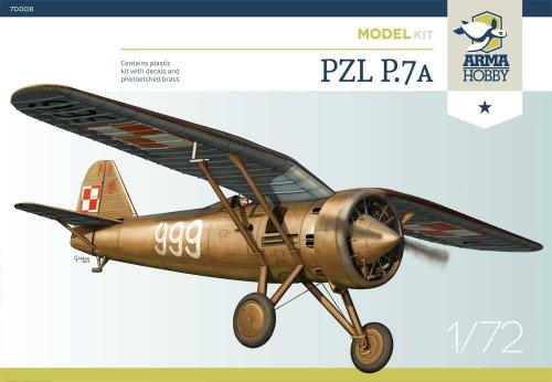 Przejdź do produktu ARMA HOBBY 70008 - 1:72 PZL P.7a - Model  Kit