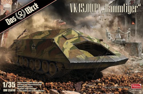 Przejdź do produktu DAS WERK DW35018 - 1:35 VK45.01(P) Rammtiger