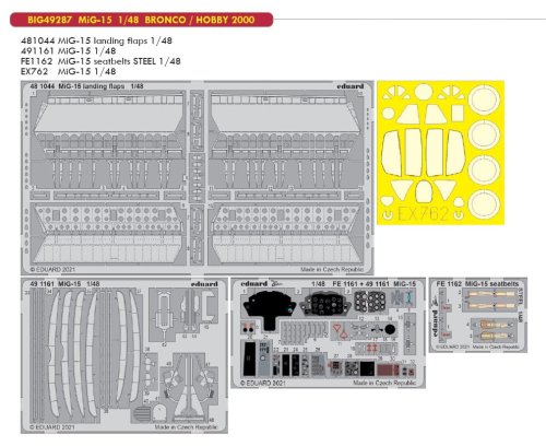 Przejdź do produktu EDUARD BIG49287 - 1:48 MiG-15