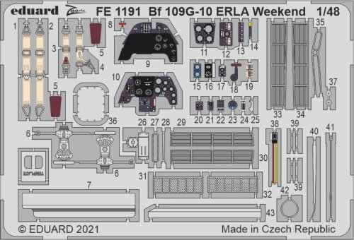 Przejdź do produktu EDUARD FE1191 - 1:48 Bf 109G-10 ERLA Weekend