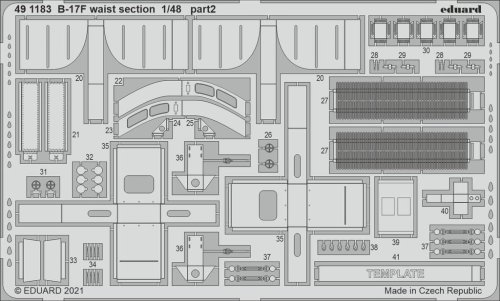 Przejdź do produktu EDUARD 491183 - 1:48 B-17F waist section