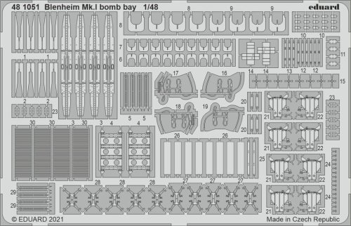 Przejdź do produktu EDUARD 481051 - 1:48 Blenheim Mk.I bomb bay