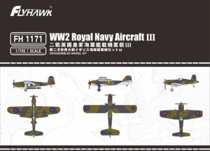 FLYHAWK 1171 - 1:700 WWII Royal Navy Aircraft III - Albacore, Barracuda, Corsair