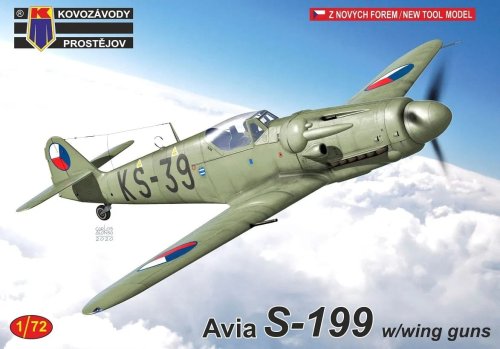 Przejdź do produktu KOVOZAVODY 0218 - 1:72 Avia S-199 w/wing guns