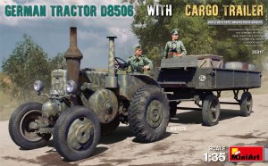 MINIART 35317 - 1:35 German Tractor D8506 with Cargo Trailer