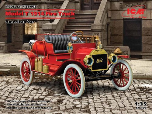 Przejdź do produktu ICM 35605 - 1:35 Model T 1914 Fire Truck