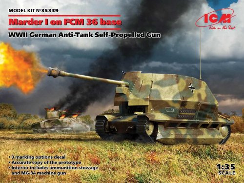 Przejdź do produktu ICM 35339 - 1:35 Marder I on FCM 36 base