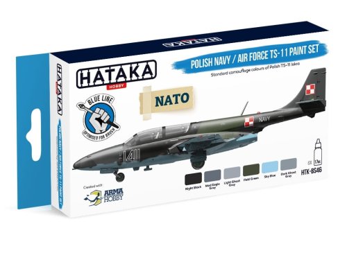 Przejdź do produktu HATAKA BS46 - Zestaw farb Polish Navy / Air Force TS-11