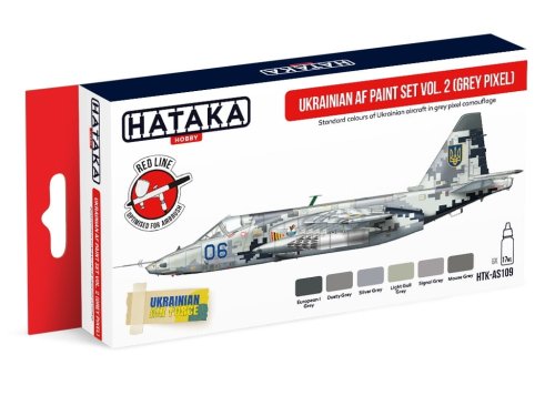 Przejdź do produktu HATAKA AS109 - Zestaw farb Ukrainian AF vol.2 Grey Pixel
