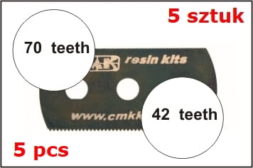 Przejdź do produktu CMK H1004 - Piłka modelarska dwustronna 5 szt - Ultra / extra smooth saw