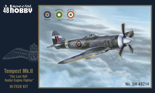Przejdź do produktu SPECIAL HOBBY 48214 - 1:48 Tempest Mk.II - The Last RAF Radial Engine Fighter - Hi-Tech Kit