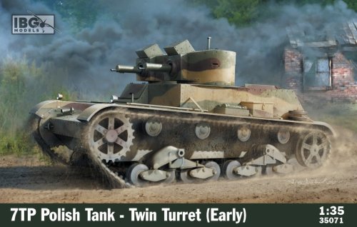 Przejdź do produktu IBG 35071 - 1:35 7TP Polish Tank - Twin Turret (Early)