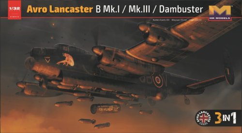 Przejdź do produktu HK MODELS 01E012 - 1:32 Avro Lancaster B Mk.I / Mk.III / Dambuster 3 in 1