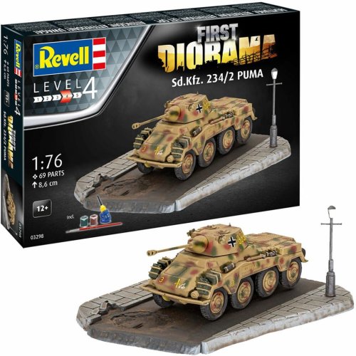 Przejdź do produktu REVELL 03298 - 1:76 Sd.Kfz. 234/2 Puma - First Diorama