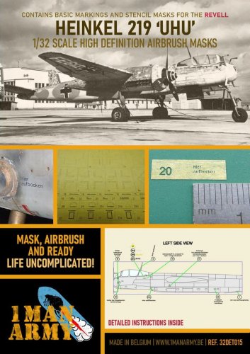 Przejdź do produktu 1 MAN ARMY 32DET015 - 1:32 Heinkel 219 Uhu