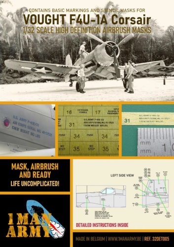 Przejdź do produktu 1 MAN ARMY 32DET005 - 1:32 Vought F4U-1A Corsair