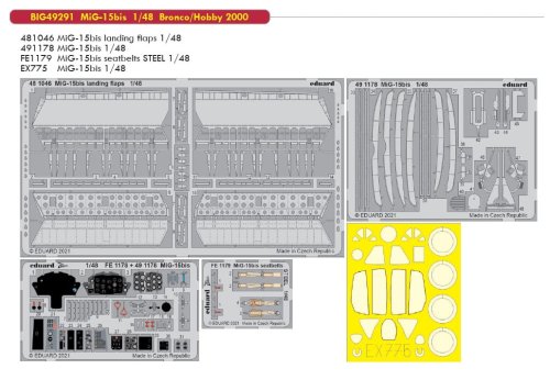 Przejdź do produktu EDUARD BIG49291 - 1:48 MiG-15bis