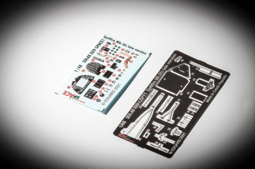 Przejdź do produktu EDUARD 3DL48029 - 1:48 Spitfire Mk.IXc late version - Space 3D Decals + PE