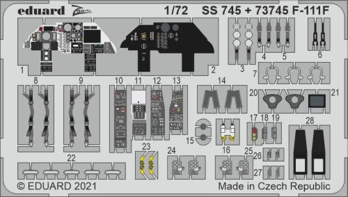 Przejdź do produktu EDUARD SS745 - 1:72 F-111F