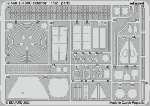 Przejdź do produktu EDUARD 32468 - 1:32 F-100C exterior