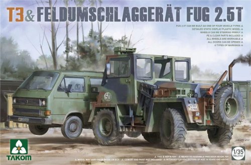Przejdź do produktu TAKOM 2141 - 1:35 T3 & Feldumschlaggerat Fug 2.5t