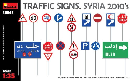 Przejdź do produktu MINIART 35648 - 1:35 Traffic Signs Syria 2010s