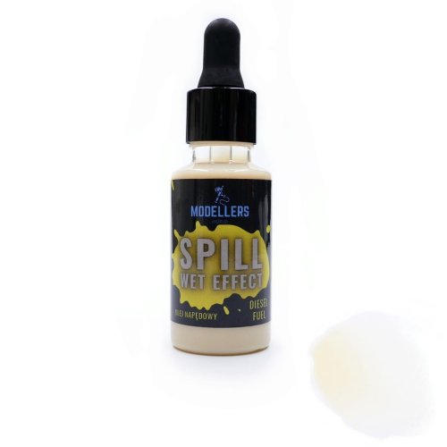 Przejdź do produktu MODELLERS WORLD MWE008 - Płyn do weatheringu - Spill wet effect Diesel fuel - 30 ml