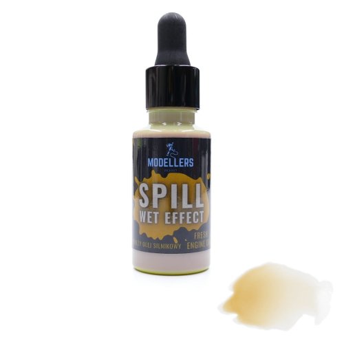 Przejdź do produktu MODELLERS WORLD MWE007 - Płyn do weatheringu - Spill wet effect Fresh engine oil - 30 ml