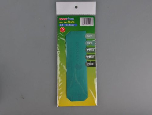 Przejdź do produktu TRUMPETER 09950 - Zestaw 5 szt papierów ściernych, różne gradacje