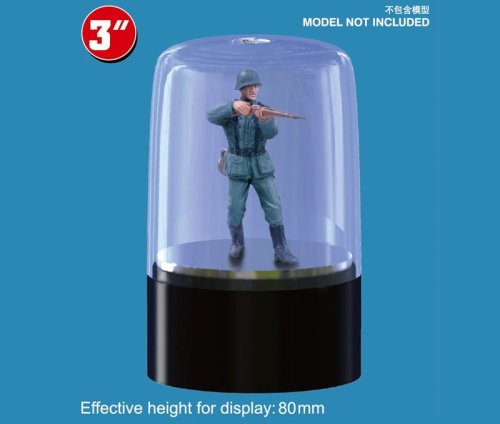 Przejdź do produktu TRUMPETER 09831 - Podstawka do modeli obrotowa lustrzana, z napędem, z pokrywą wys. 83 mm, średnica 84 mm