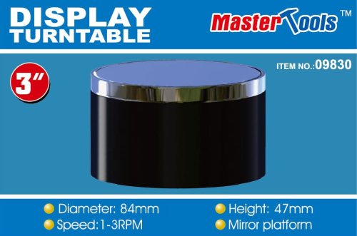 Przejdź do produktu TRUMPETER 09830 - Podstawka do modeli obrotowa lustrzana, z napędem, średnica 84 mm