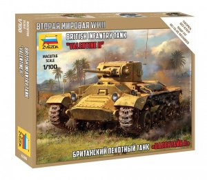 ZVEZDA 6280 - 1:100 British Infantry Tank Valentine II