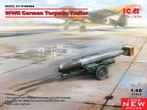 ICM 48404 - 1:48 WWII German Torpedo Trailer