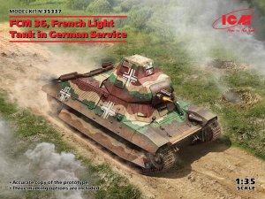 ICM 35337 - 1:35 FCM 36 French Light Tank in German Service