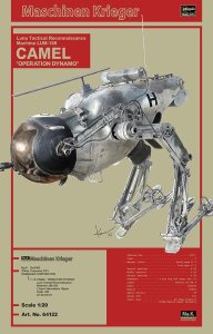 HASEGAWA 64122 - 1:20 Maschinen Krieger Luna Tactical Reconnaissance Machine LUM-168 Camel Operation Dynamo